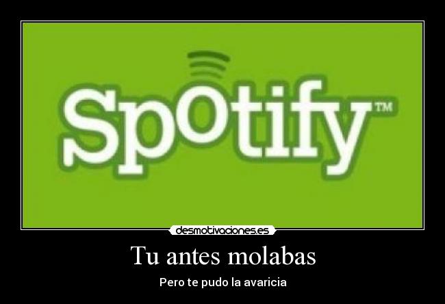 carteles spotify avaria molar desmotivaciones