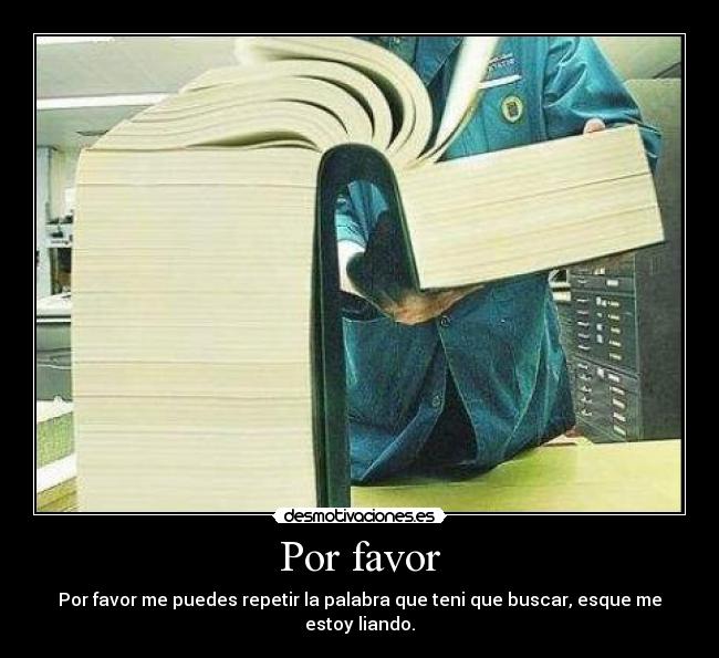 Por favor -
