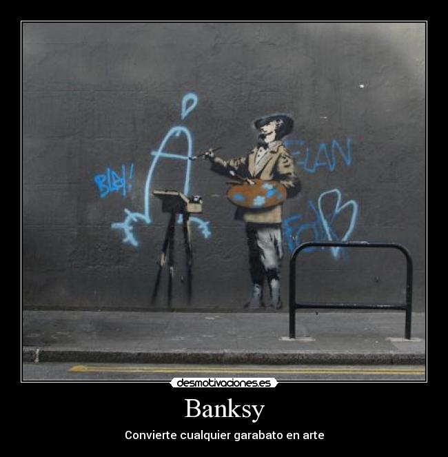 Banksy - Convierte cualquier garabato en arte
