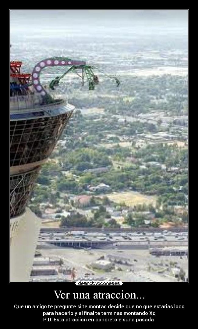 Ver una atraccion... - 