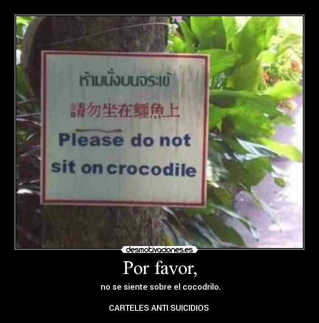 Por favor, -