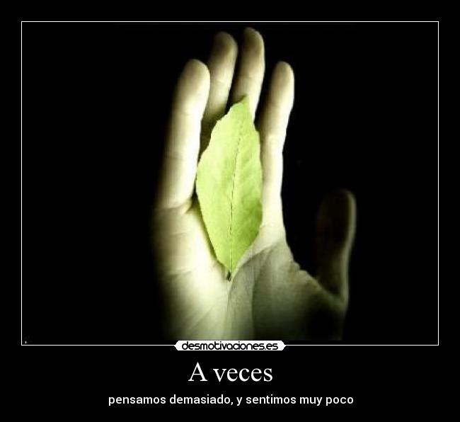 A veces -