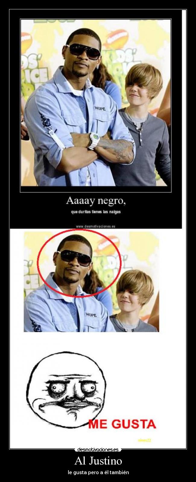 Al Justino - le gusta pero a él también