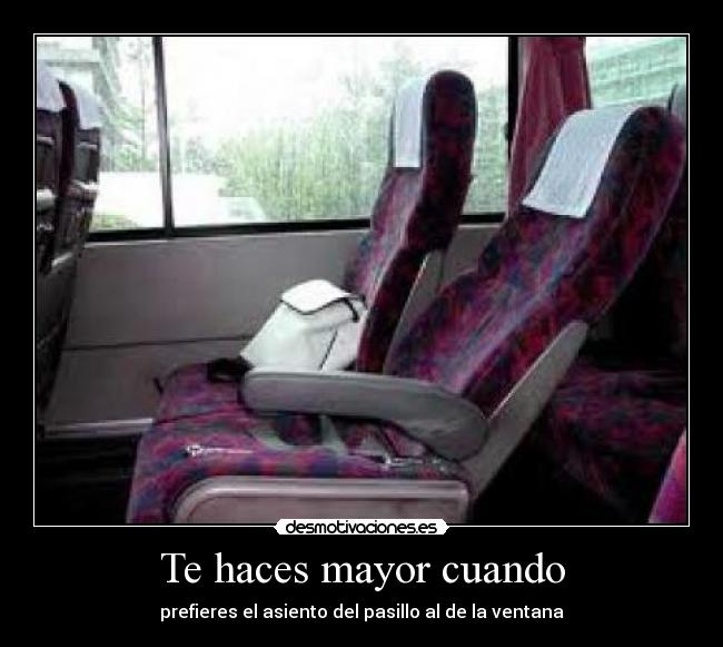 carteles asiento autobus mayor desmotivaciones