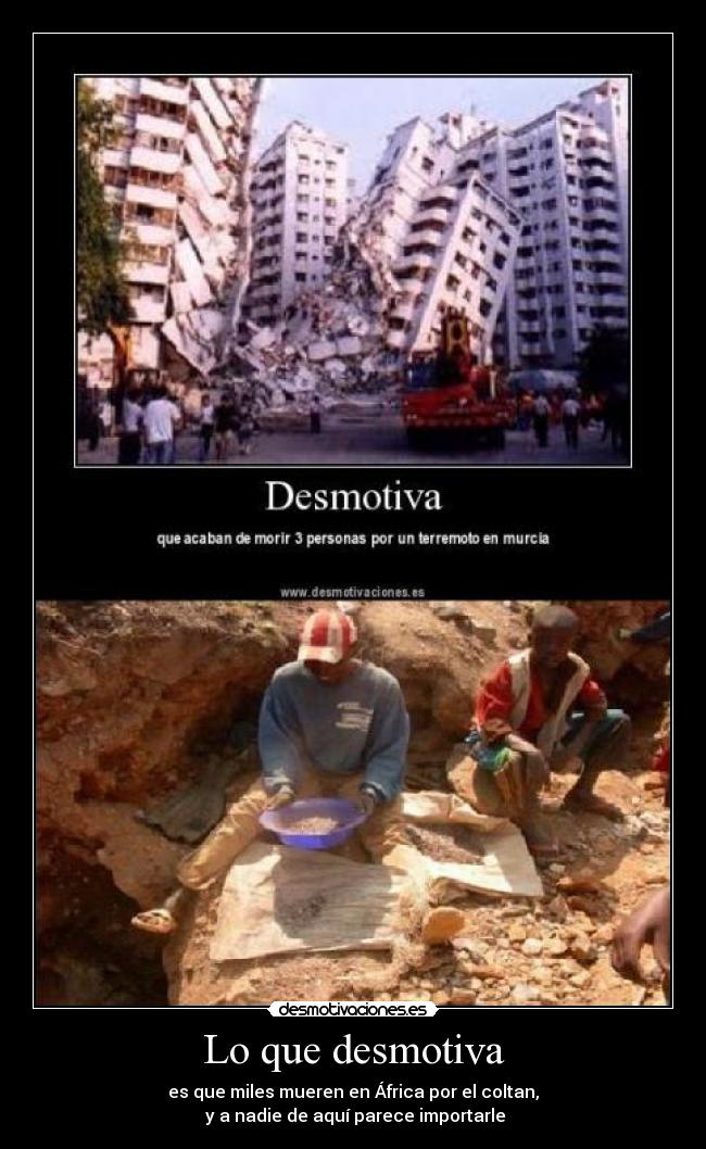 Lo que desmotiva - 