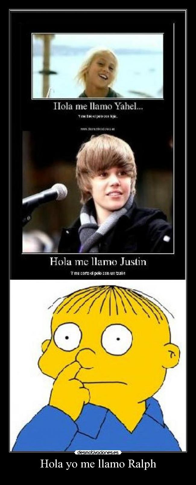 Hola yo me llamo Ralph -