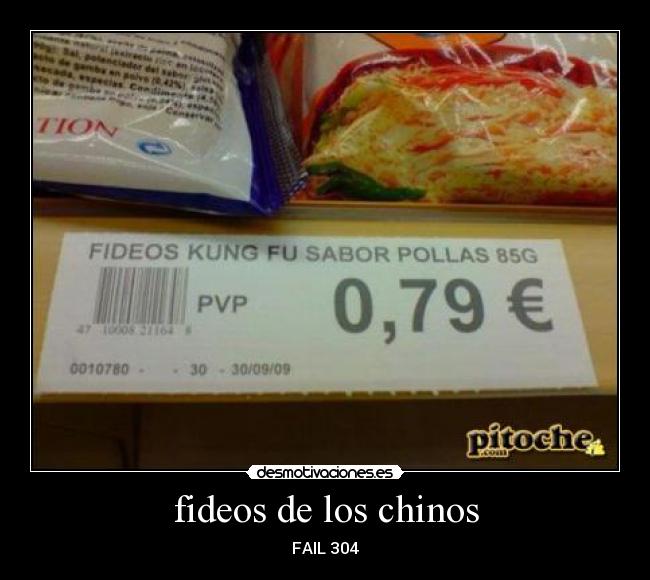fideos de los chinos -