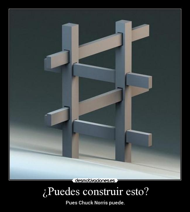 ¿Puedes construir esto? -
