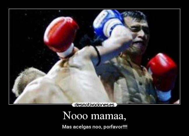 Nooo mamaa, - Mas acelgas noo, porfavor!!!!
