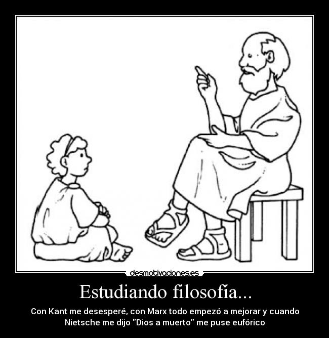 Estudiando filosofía... -