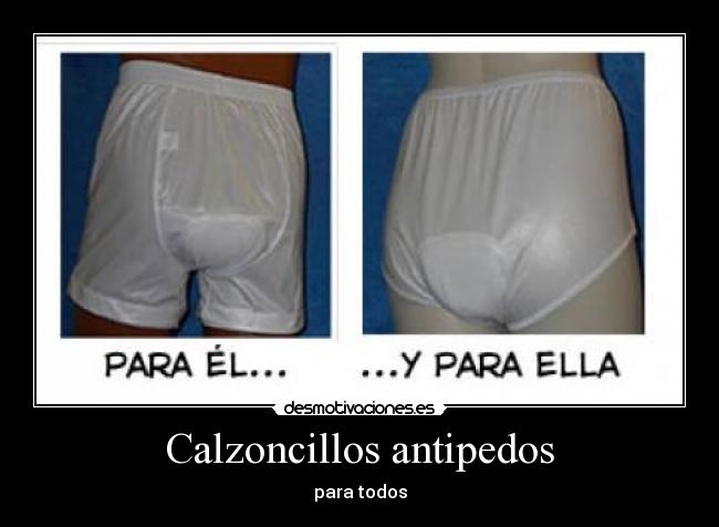 Calzoncillos antipedos - para todos