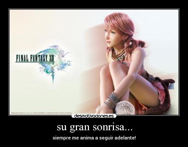 su gran sonrisa... - 