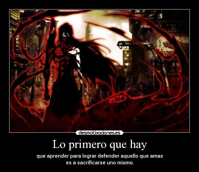 Lo primero que hay -