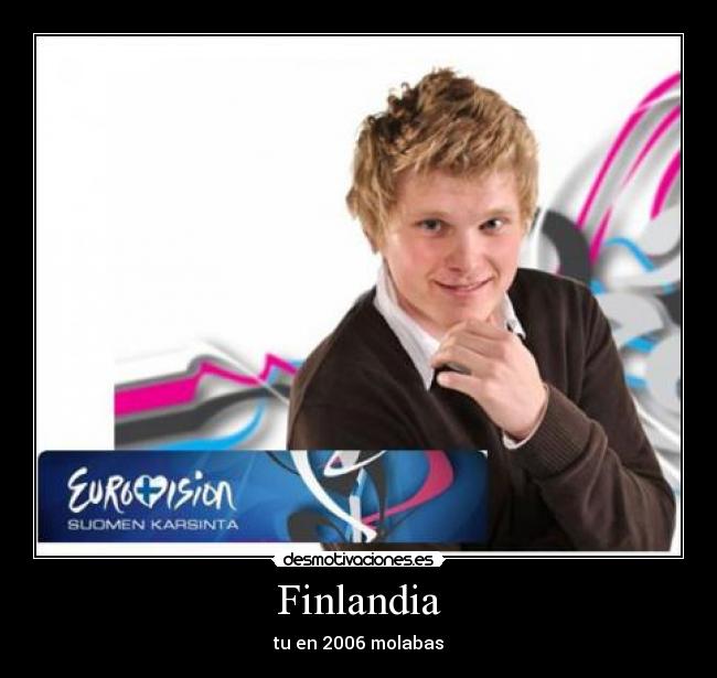 carteles eurovision findlandia oskar desmotivaciones