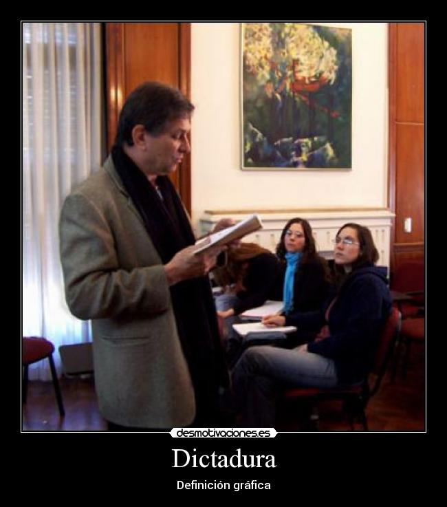 Dictadura - Definición gráfica