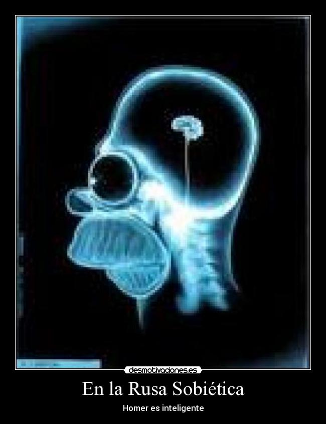 En la Rusa Sobiética - Homer es inteligente