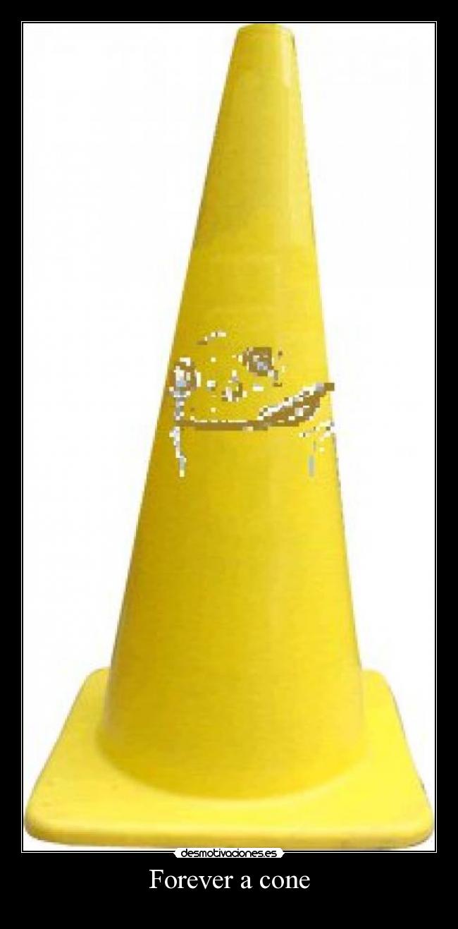 Forever a cone -