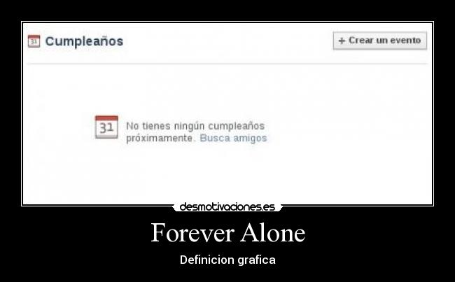 Forever Alone - Definicion grafica