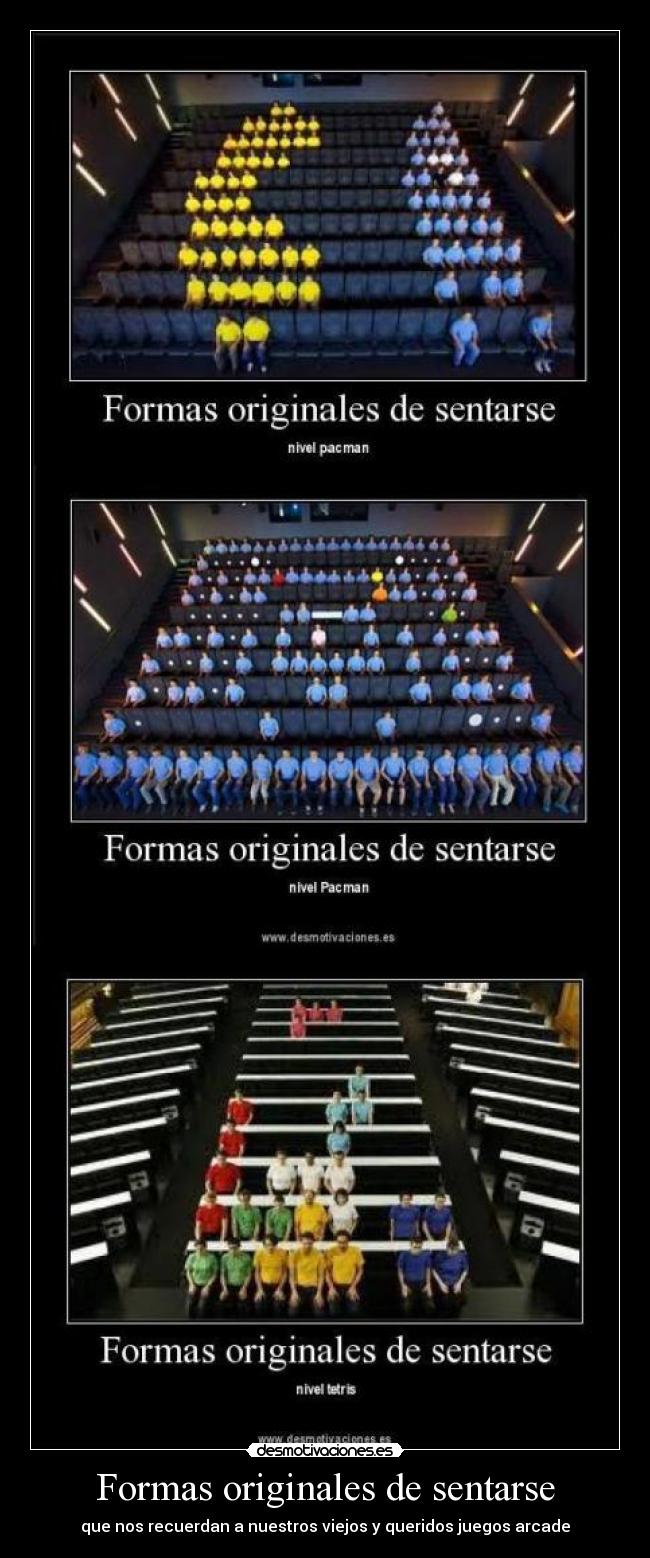 Formas originales de sentarse -