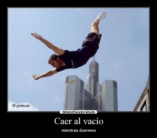 Caer al vacío - mientras duermes