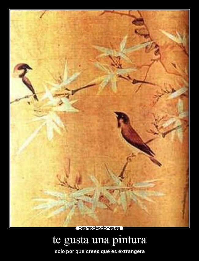 te gusta una pintura - 