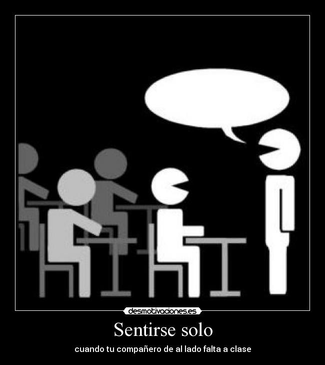 Sentirse solo -