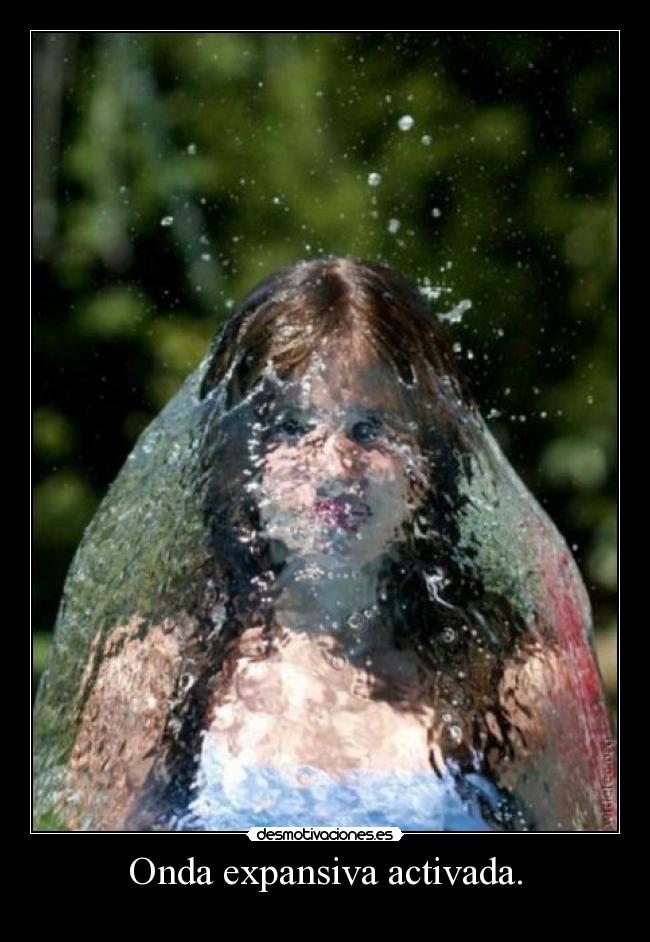 Onda expansiva activada. -