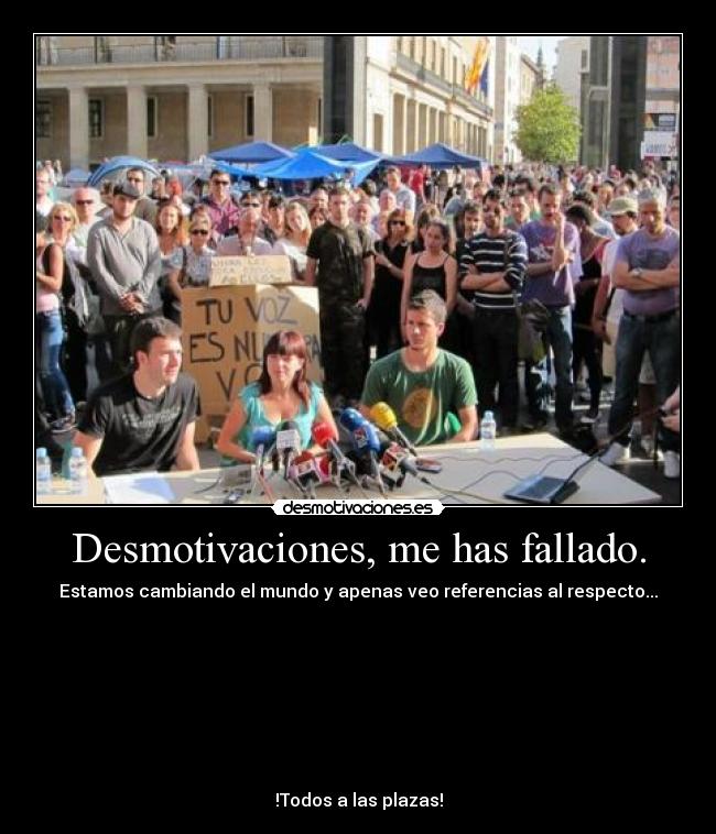 Desmotivaciones, me has fallado. -