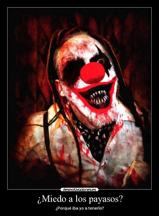 ¿Miedo a los payasos? -