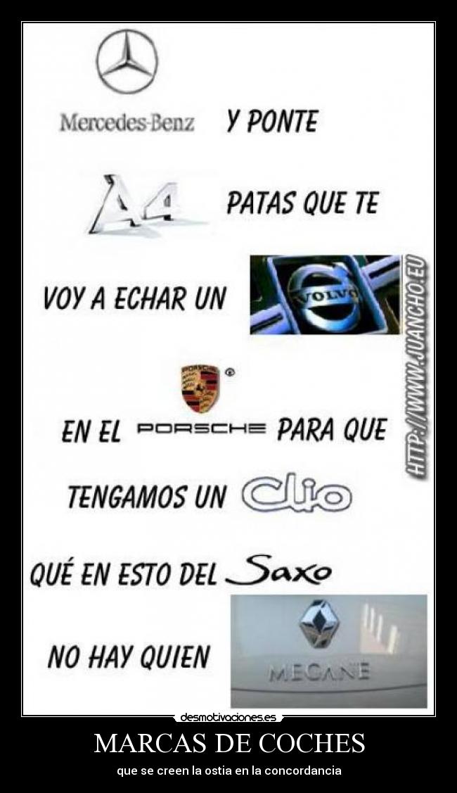 MARCAS DE COCHES - 