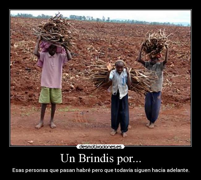 Un Brindis por... - Esas personas que pasan habré pero que todavía siguen hacia adelante.