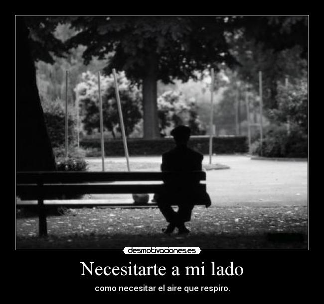 Necesitarte a mi lado - 