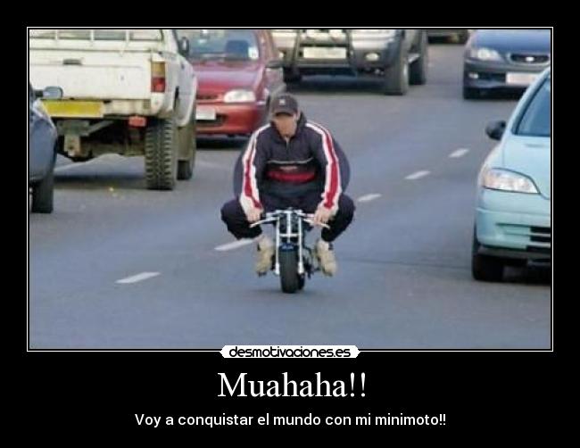 carteles minimoto desmotivaciones