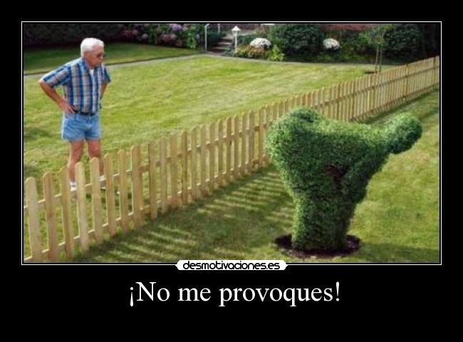 ¡No me provoques! - 