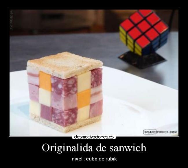 Originalida de sanwich -