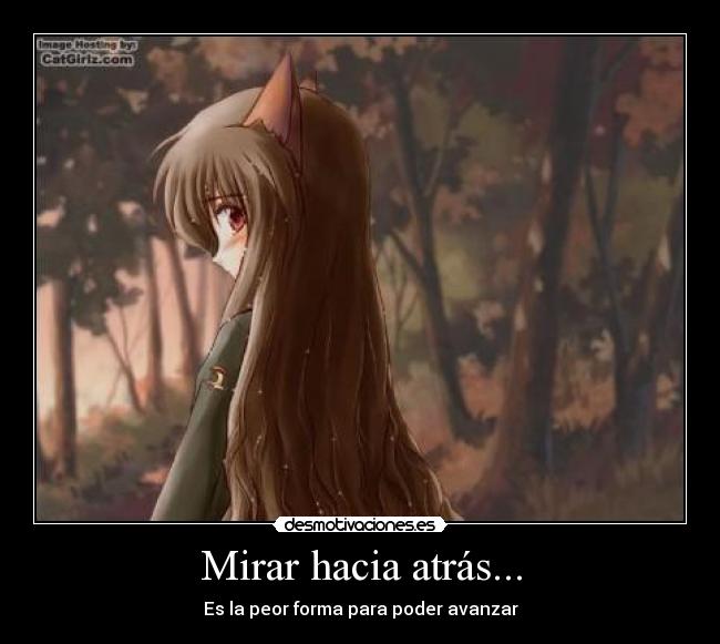 Mirar hacia atrás... - 
