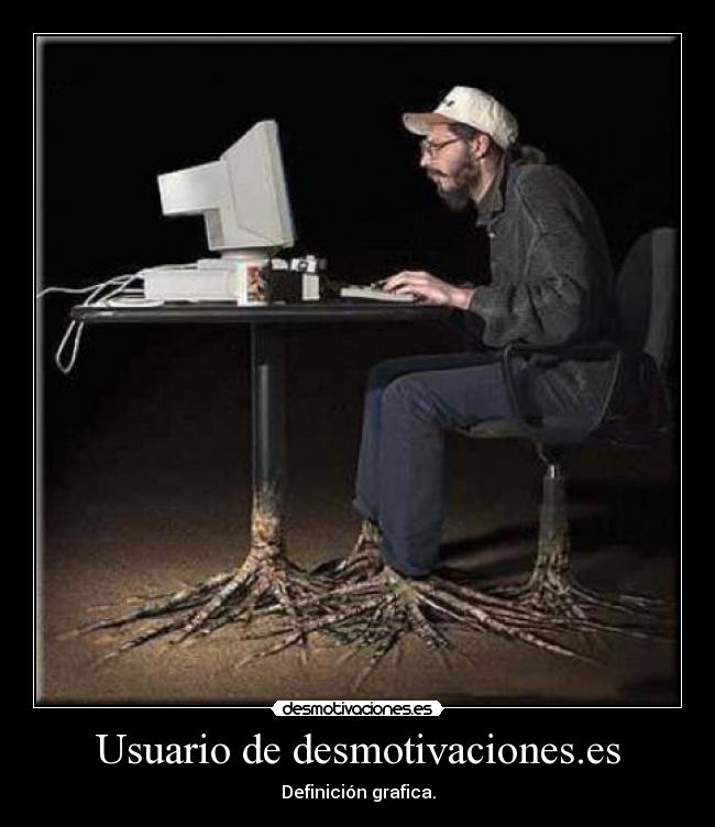 Usuario de desmotivaciones.es - Definición grafica.
