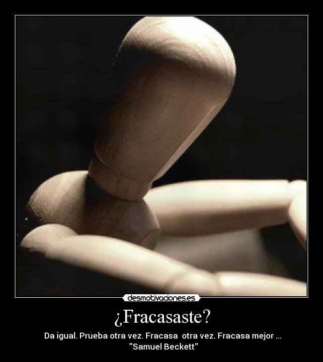 ¿Fracasaste? - 