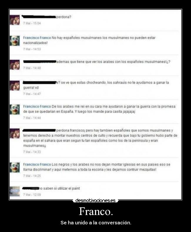 Franco. - Se ha unido a la conversación.