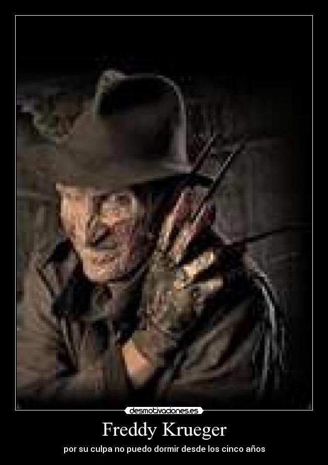 carteles freddy krueger desmotivaciones