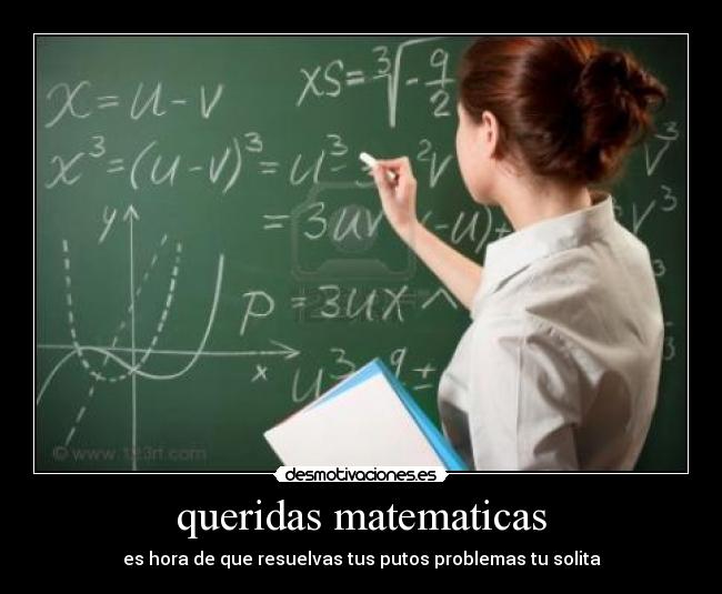 queridas matematicas -