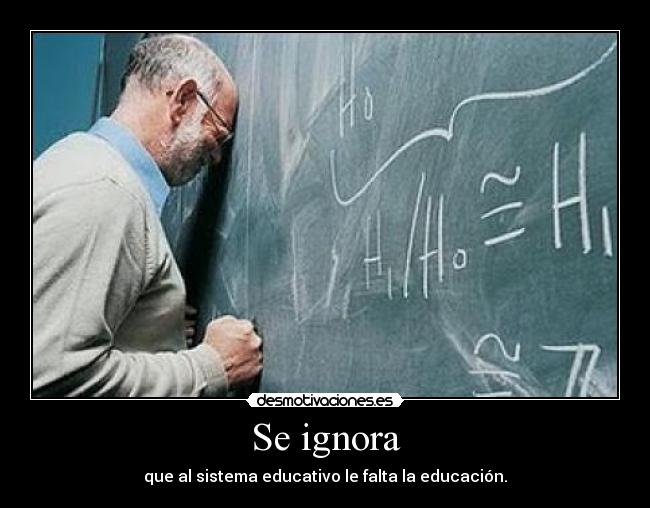 carteles ignora desmotivaciones