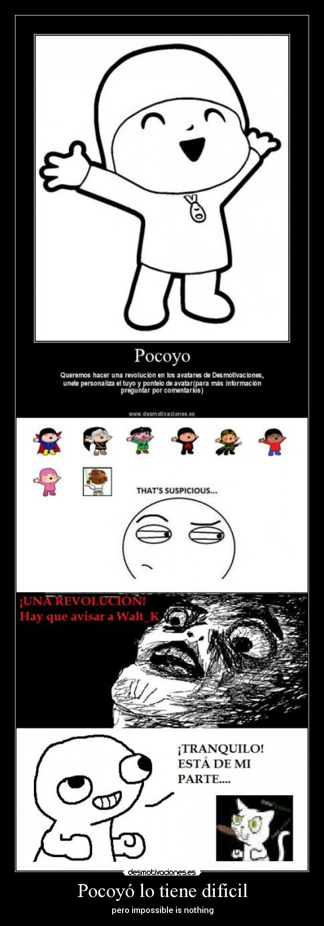 carteles pocoyo fsjal waltk raisins desmotivaciones