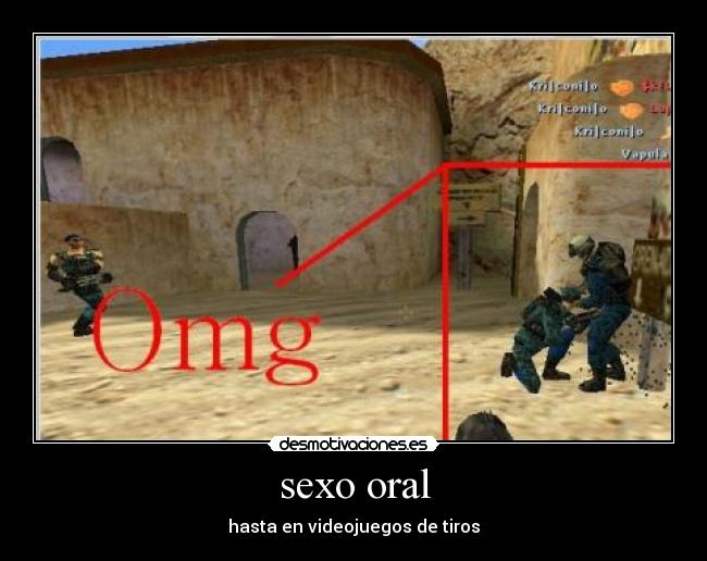 sexo oral - hasta en videojuegos de tiros