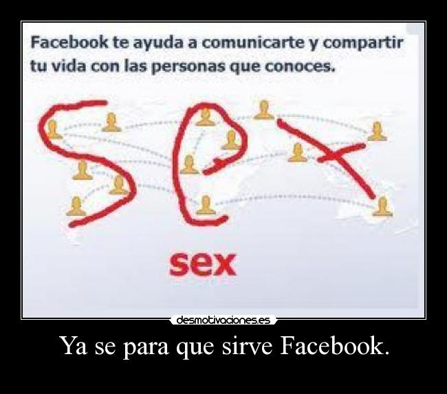 Ya se para que sirve Facebook. - 