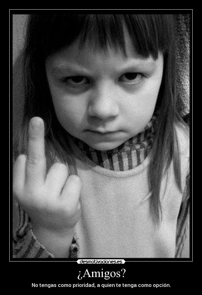 ¿Amigos? -