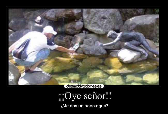 ¡¡Oye señor!! -