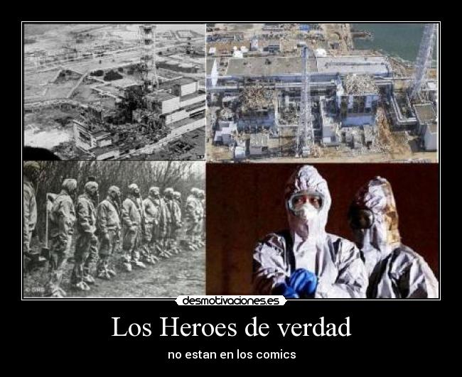 Los Heroes de verdad - no estan en los comics