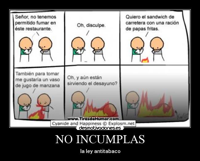 NO INCUMPLAS - la ley antitabaco