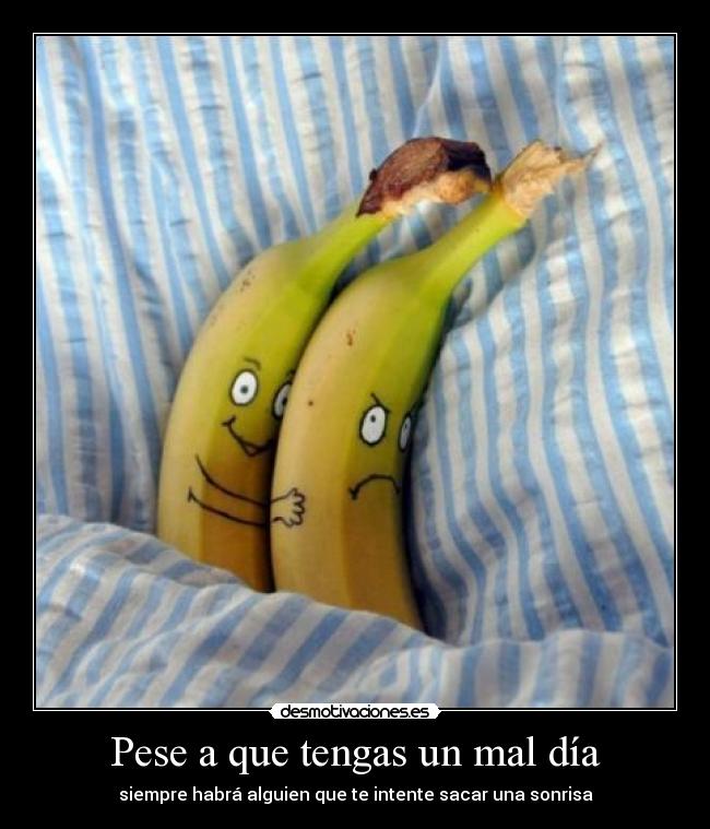 Pese a que tengas un mal día - 